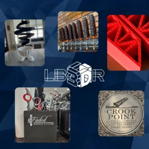 Collage of unique company logos and specialty products